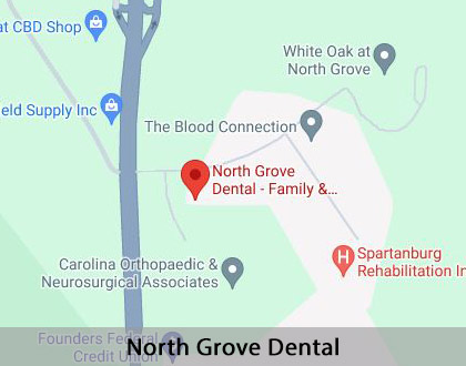 Map image for Dental Crowns and Dental Bridges in Spartanburg, SC